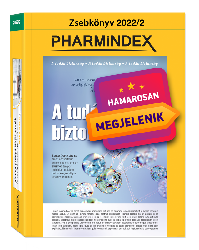 PHARMINDEX Zsebkönyv 2022/2 hamarosan megjelenik