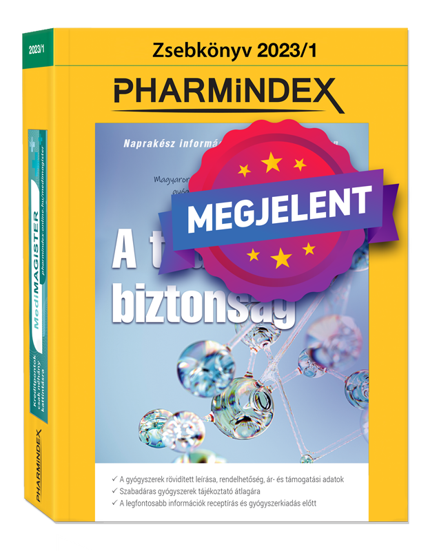 PHARMINDEX Zsebkönyv 2023/1 kiadása megjelent