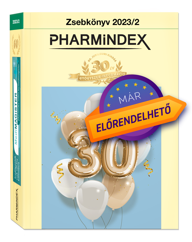 PHÍARMINDEX Zsebkönyv 2023/2 előrendelhető